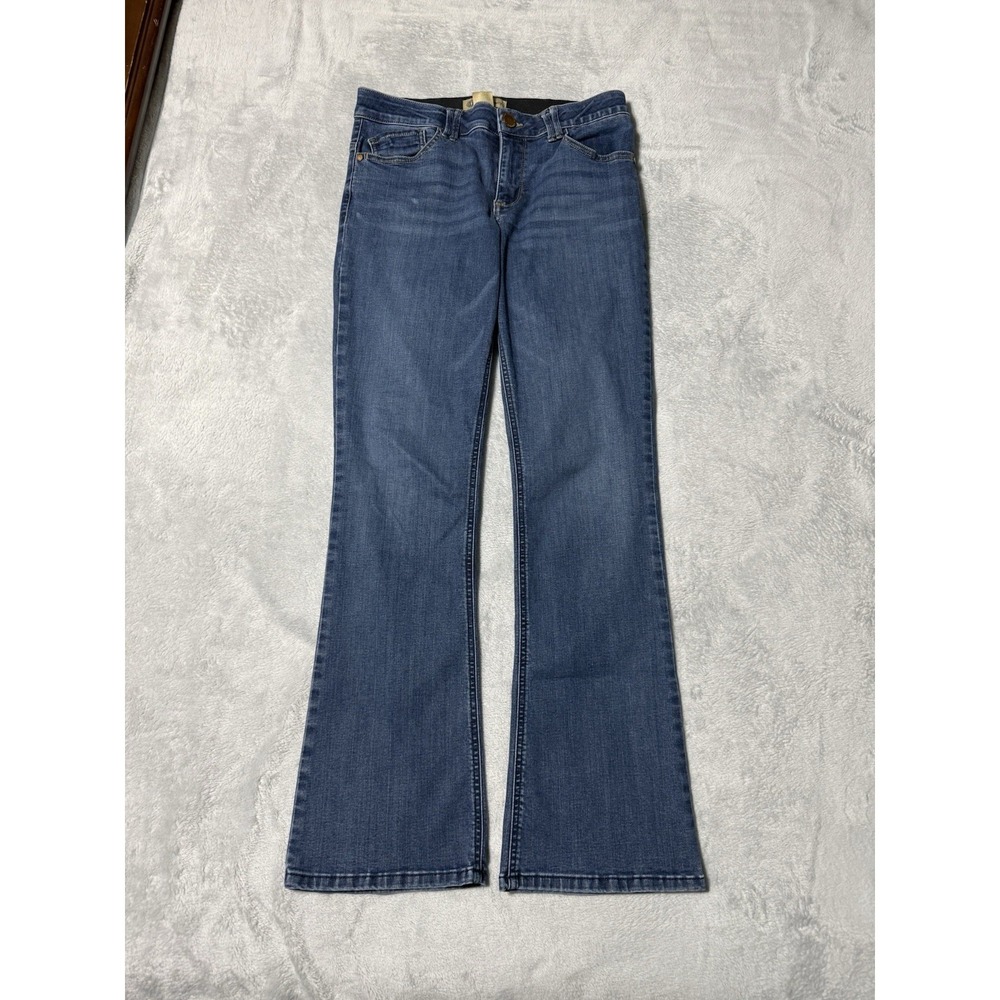 Democracy Jeans Womens 8 Bootcut Blue Denim Medium Wash Mid Rise 30x31
